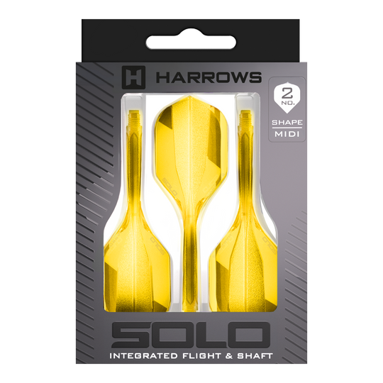Harrows Solo No2 Flight-Shaft-System - Gelb
