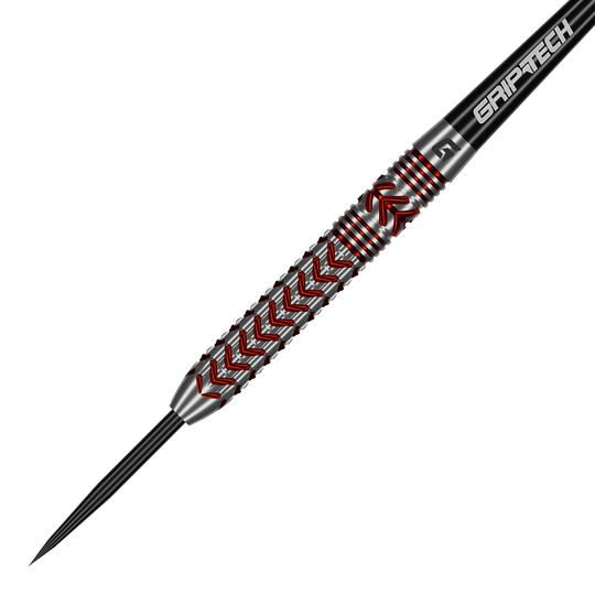 Hier sieht man die GOAT Curveball Steeldarts. Das Produkt ist aus nächster Nähe fotografiert.
