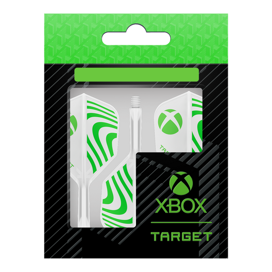 Target Xbox K-Flex No6 Flights - White Das Bild zeigt die Target Xbox K-Flex No6 Flights - Weiß. Die Flights sind weiß und eignen sich für verschiedene Dartpfeile.
