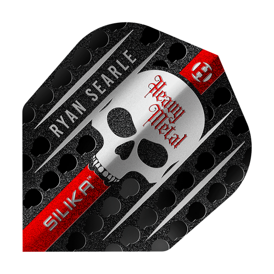 Harrows Silica Ryan Searle Series 3 No6 Flights Dies ist ein Bild von Harrows Silika Ryan Searle Series 3 No6 Flights. Das Produkt zeigt spezielle Dart-Flights aus einer limitierten Serie.