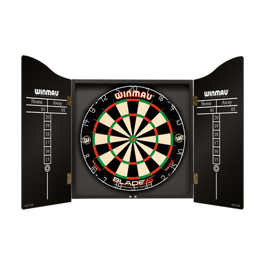 Winmau Blade 6 dartboard cabinet