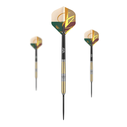 Bulls NL Vintage Ghost Convertible Points Steel Darts Das Bild präsentiert Bulls NL Vintago Ghost Convertible Points Steeldarts als Set. Dieses Dart-Set eignet sich für ambitionierte Spieler.