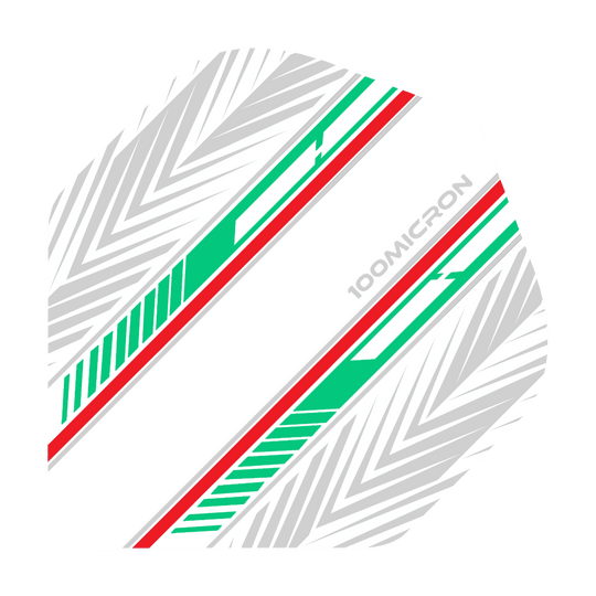 Pentathlon White Green Red No2 Standard Flights