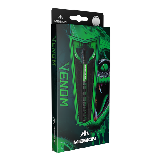 Mission Venom Softdarts - 20g Das Produkt Mission Venom Softdarts - 20g ist im Bild hervorgehoben. Die Darts sind klassisch geformt.
