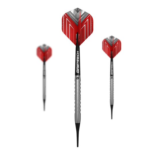 GOAT Podium Silver Softdarts - 18g Hier sind die GOAT Podium Silver Softdarts mit einem Gewicht von 18g abgebildet. Das Set besteht aus hochwertigen silberfarbenen Softdarts.