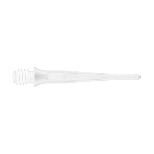 Caliburn 2BA Soft Dart Tips White - Pack of 50 Gezeigt werden Caliburn 2BA Softdartspitzen in Weiß als praktischer 50er Pack. Diese weißen Softdartspitzen sind für viele Darts geeignet.