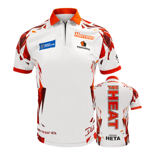 Harrow's Damon Heta player shirt Dies ist das Harrows Damon Heta Playershirt. Das Produkt ist ein Dartspielertrikot.