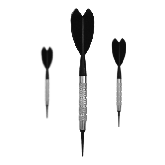 McDart Silver Brass Bardarts - Softdarts - 18g Abgebildet sind die McDart Silver Brass Bardarts Softdarts - 18g. Diese Darts haben ein silbernes Messing-Design und sind ideal für Softdart-Fans.