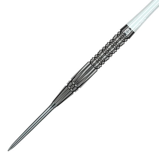 Caliburn Prisma P2 steel darts - 20.5g Die Abbildung zeigt die Caliburn Prisma P2 Steeldarts mit einem Gewicht von 20,5g. Das Produkt eignet sich ideal für Steeldartspieler.