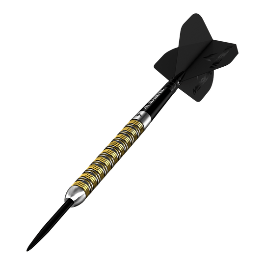 Das Bild zeigt Mission Kinsuji Steeldarts. Die Steeldarts sind aus verschiedenen Perspektiven dargestellt.