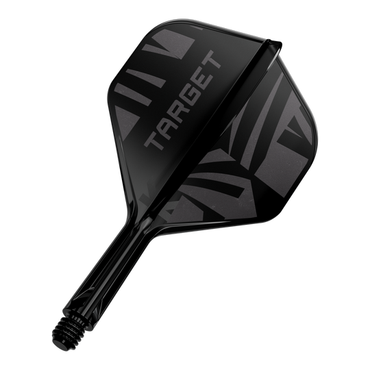 Target K-Flex Black No2 Standard Flights Ein Target K-Flex Black No2 Standard Flight in 19 mm ist zu sehen. Das Produkt ist einzeln abgebildet.