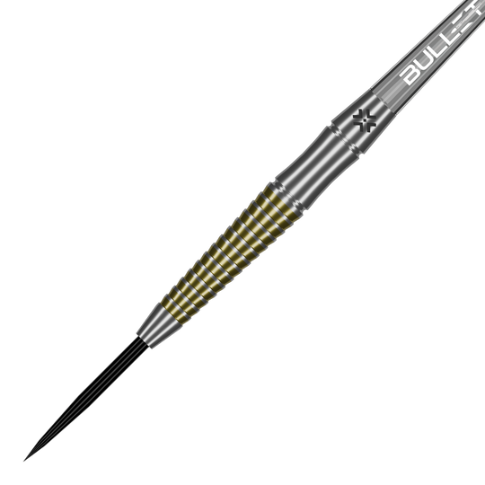 Bullet Fang steel darts Abgebildet sind die Bullet Fang Steeldarts aus Seitenansicht. Die Darts werden im Profil dargestellt.