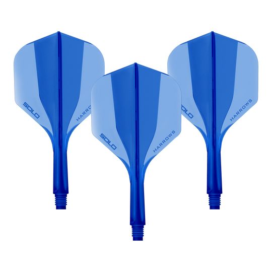 Harrows Solo No2 Flight-Shaft-System - Blau Harrows Solo No2 Flight-Shaft-System - Blau