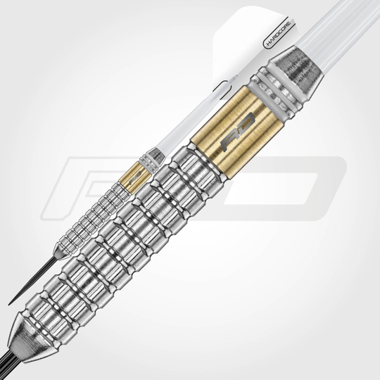 Red Dragon Gian Van Veen Brass Steeldarts - 21 g Das Bild zeigt die Red Dragon Gian Van Veen Brass Steeldarts - 21 g. Diese Darts sind ideal für Steeldart-Spieler und wiegen 21 Gramm.