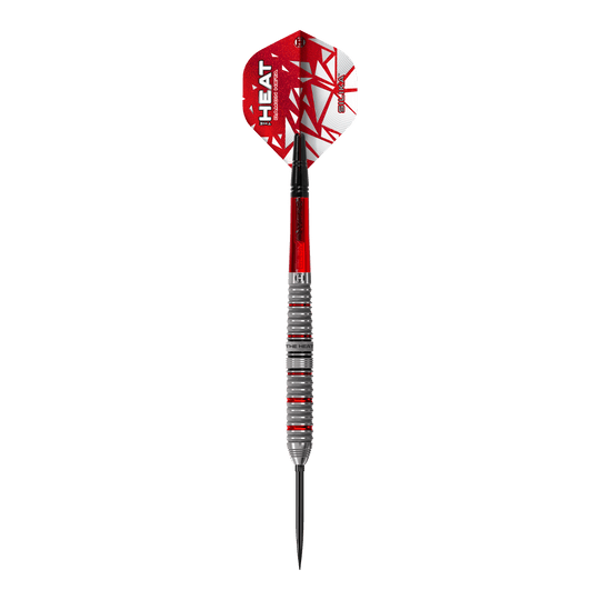 Harrow's Damon Heta Series 4 Quick Point steel darts Zu sehen ist das Produkt Harrows Damon Heta Series 4 Quick Point Steeldarts. Die Darts bieten dem Spieler eine hochwertige und professionelle Ausrüstung.