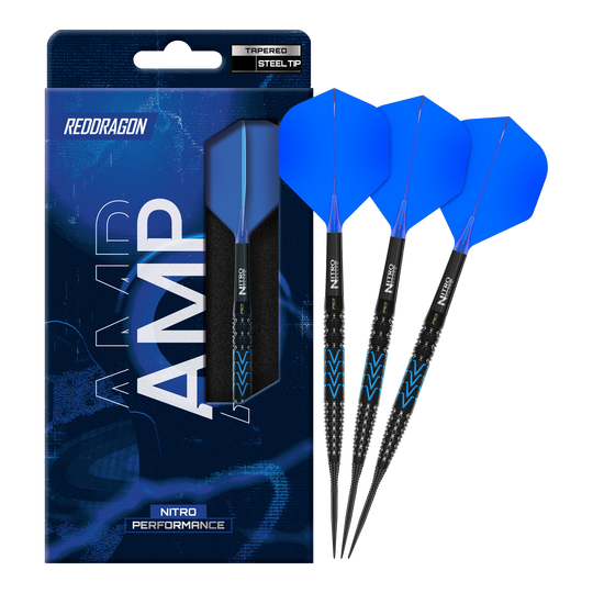 Red Dragon Amp Tapered Steel Darts Dies ist ein Bild der Red Dragon Amp Tapered Steeldarts. Die Darts sind für professionelle Spieler entwickelt.