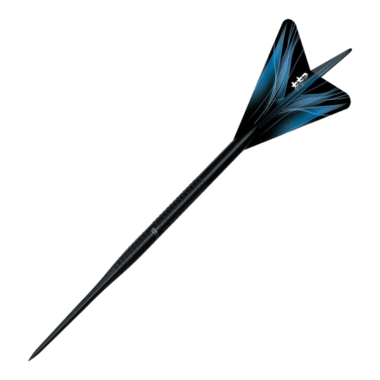 Caliburn TTD Complete Titanium T1 Black Steeldarts - 5g Das Bild zeigt den Caliburn TTD Complete Titanium T1 Black Steeldarts - 5g. Der Dartpfeil besticht durch sein schwarzes Titan-Finish.
