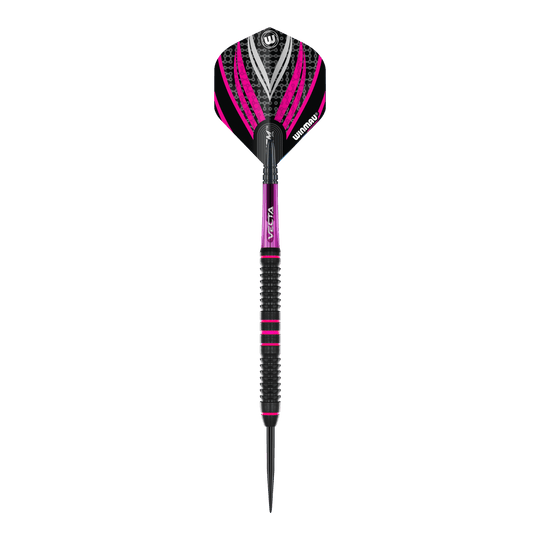 Winmau Team 360 Rebecca Allen Steel Darts - 24g Das Bild stellt die Winmau Team 360 Rebecca Allen Steeldarts - 24g dar. Diese Darts bieten eine ausgezeichnete Balance und Kontrolle beim Spiel.