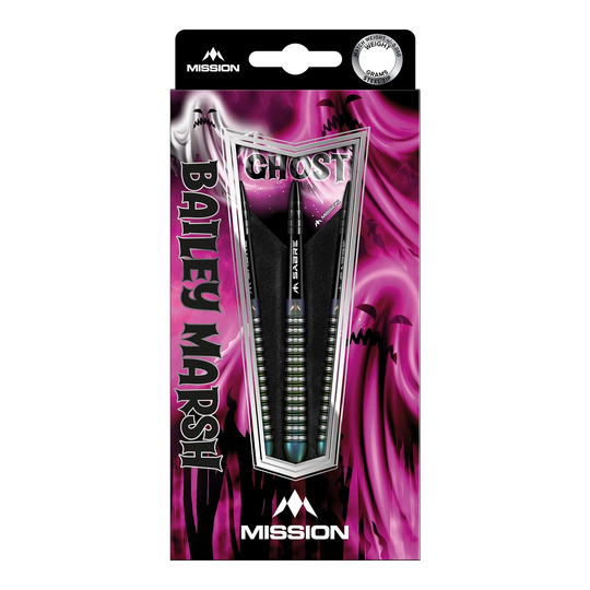 Mission Bailey Marsh Ghost Steel Darts - 23g