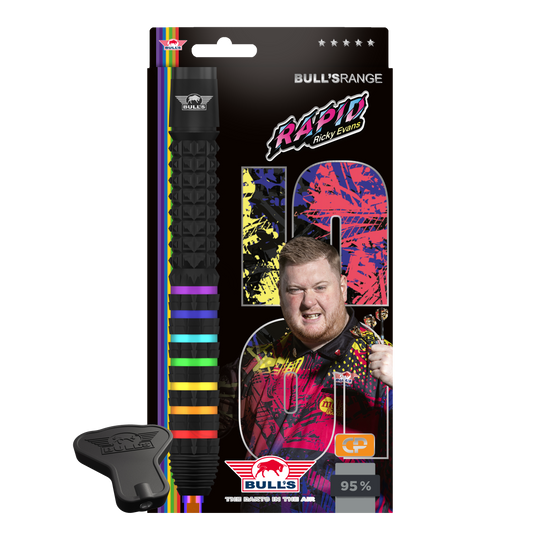 Bulls NL Ricky Evans Rapid 95 Convertible Point Steel Darts