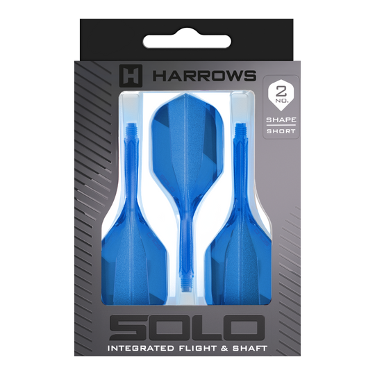 Harrows Solo No2 Flight-Shaft-System - Blau Harrows Solo No2 Flight-Shaft-System - Blau