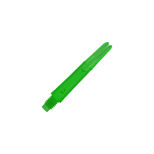 L-L-Style-Shafts Locked Straight - Green L-Style L-Shafts Locked Straight mit auffälligem Farbton, längere Variante. Abgebildet ist der längere Dart-Schaft einzeln.