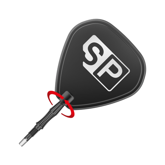 Target Swiss Point Dart Tips Signature RST - Black Das Bild zeigt die Target Swiss Point Dartspitzen Signature RST in Schwarz. Die Dartspitzen sind speziell gestaltet und bieten ein modernes Design für Dartspieler.