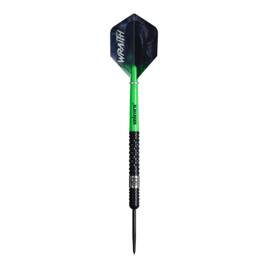Unicorn Wraith Ross Smith Steeldarts - 22g Auf dem Bild befinden sich die Unicorn Wraith Ross Smith Steeldarts mit 22 Gramm. Diese Darts überzeugen durch ihre hochwertige Verarbeitung.