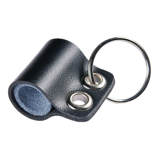 Nodor Keyring Dart Sharpener Sharpening Stone Das Bild zeigt einen Winmau Keyring Dart Sharpener Schleifstein. Es handelt sich um einen kleinen Dartschleifstein mit Schlüsselanhänger.