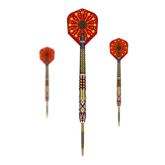 Shot Goths Alaric Turbo Point Steel Darts - 23g