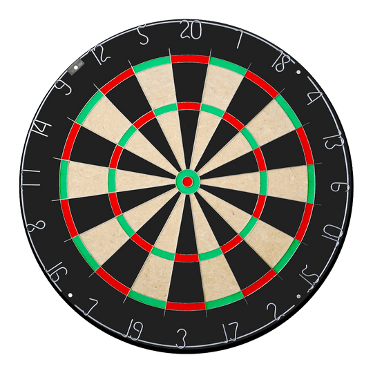 Karella Dartboard BullOut Set including 2 sets of steel darts
