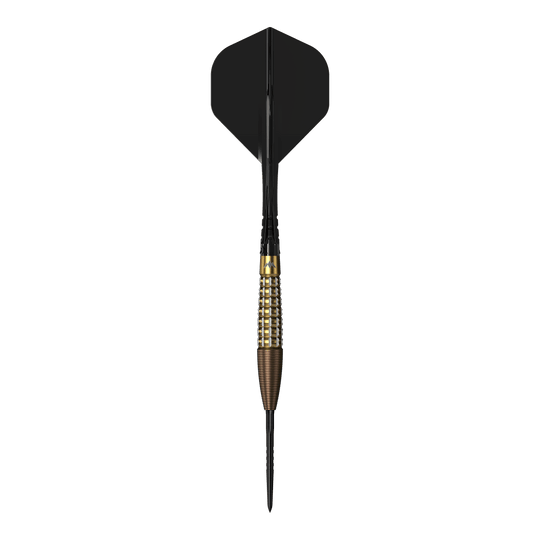 Mission Rhodon steel darts - 23g Das Foto stellt die Mission Rhodon Steeldarts - 23g dar. Die Darts sind für ambitionierte Spieler konzipiert.