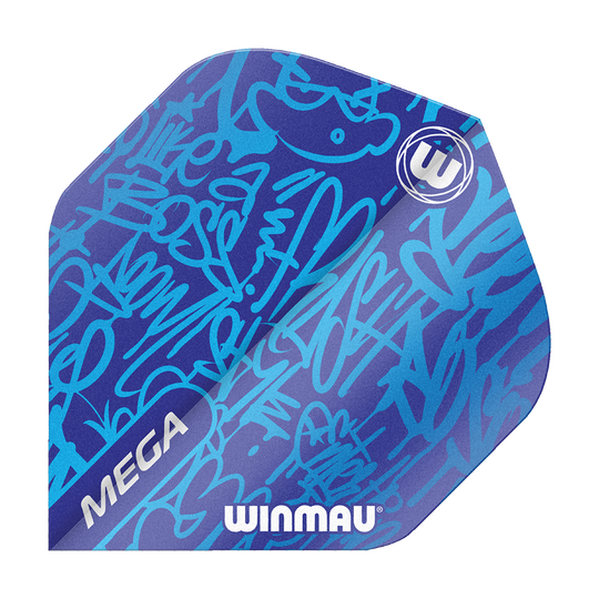 Winmau Mega Blue Standard Flights