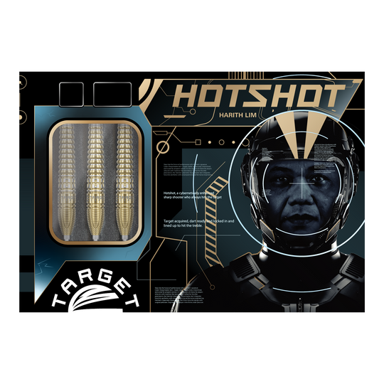 Target Japan Prime Series Harith Lim HotShot GEN3 Swiss Point Steeldarts Auf dem Bild sind die Target Japan Prime Series Harith Lim HotShot GEN3 Swiss Point Steeldarts zu sehen. Sie eignen sich perfekt für Dart-Enthusiasten.