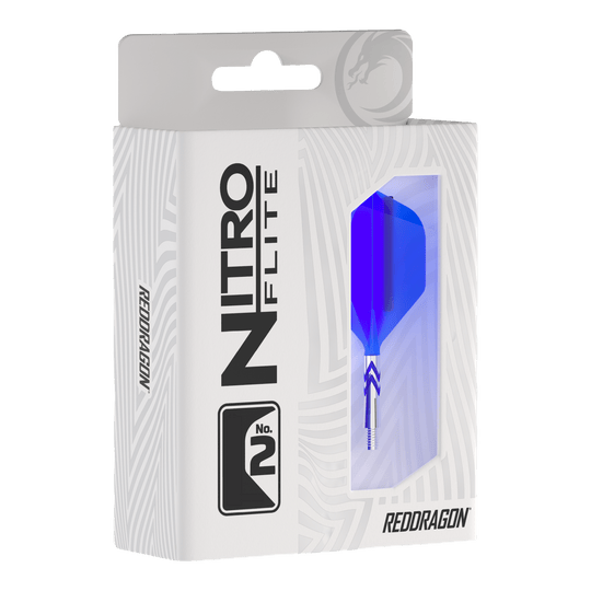 Abgebildet ist ein Red Dragon Nitro Flite - Gerwyn Price No2 Flight. Das Flight besitzt ein spezielles Motiv und Farbmuster.