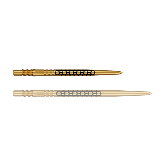 Shot Turbo Point Goths Dart Tips - Gold Shot Turbo Point Goths Dart Tips - Gold