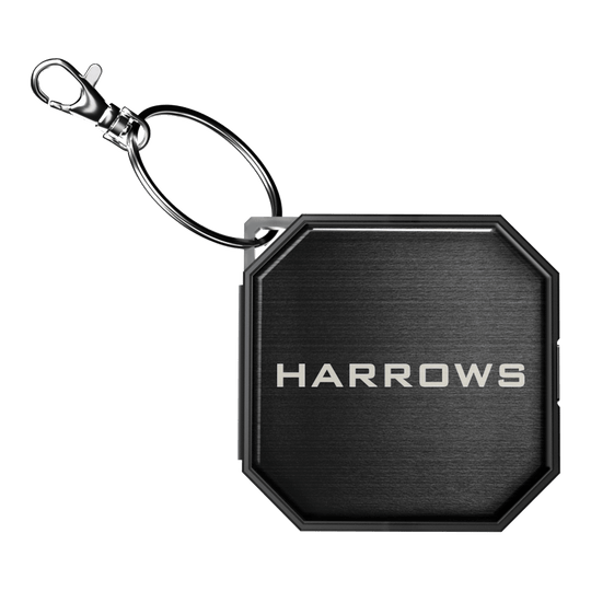 Harrow's Premium Quick Point Tool Case Zu sehen ist das Harrows Premium Quick Point Tool Case. Es dient zur sicheren Aufbewahrung und Organisation von Dart-Tools.