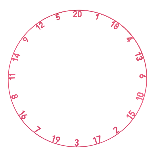 Precise 180 OnePiece Lasercut Number Ring Das Bild zeigt das Produkt mit dem Dateinamen ONE1013_Precise180_OnePiece_Lasercut_Zahlenring_CyberPink_1. Es handelt sich um ein nicht näher beschriebenes Produktbild.