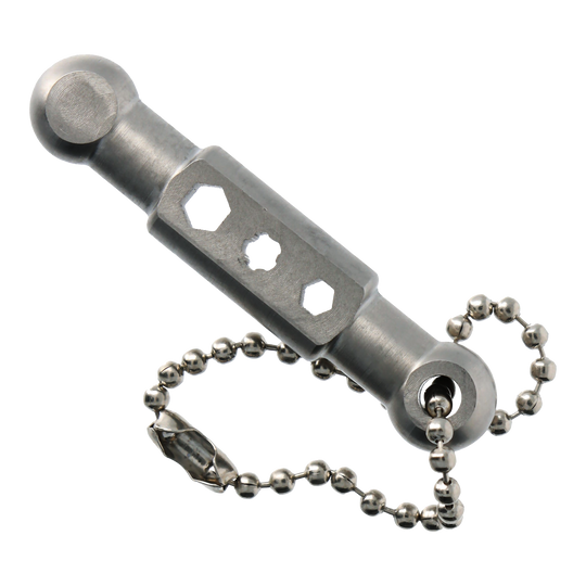Hier sieht man das Caliburn EVO Point Driver Tool. Es ist ein spezielles Werkzeug für Dartspieler.
