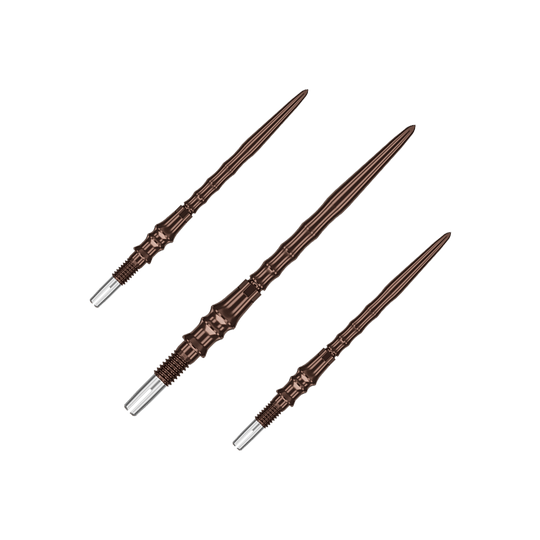 Das Bild zeigt ein Set Silica Steeldartspitzen mit 35mm Länge. Es handelt sich um ein Produkt der Target Japan Premium SwissPoint Serie.