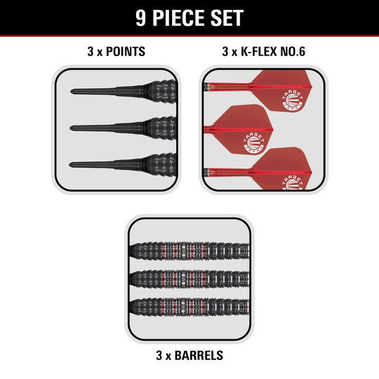 Target Japan Prime Series Diamond Kosuzu Iwoa GEN4 Soft Darts - 18g Abgebildet sind die Target Japan Prime Series Diamond Kosuzu Iwoa GEN4 Softdarts, 18 Gramm schwer. Die Darts sind für professionelle Spieler geeignet.