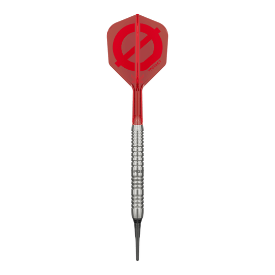 Target Group O 12 Softdarts Zu sehen sind die Target Group O 12 Softdarts. Die Schäfte und Flights heben sich ab.