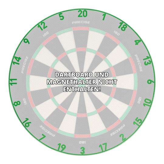 Precise 180 OnePiece Lasercut Number Ring Das Bild zeigt einen weiteren Zahlenring in der Farbe Smaragdgrün. Es handelt sich um das Produkt ONE1050_Precise180_OnePiece_Lasercut_Zahlenring_EmeraldGreen_2.