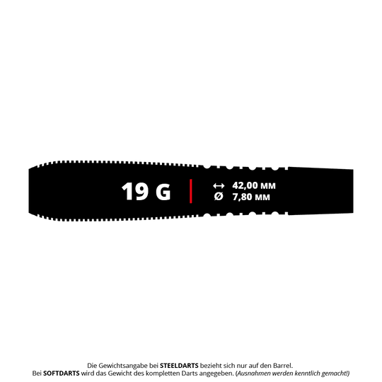 Bulls NL Chaos Blue Soft Darts - 19g Dieses Bild zeigt die Bulls NL Chaos Blue Softdarts - 19g. Die blauen Softdarts sind zum Spielen mit elektronischen Dartboards geeignet.