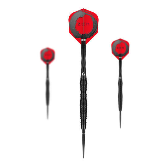 Shot ZEN Scallop Turbo Point Steeldarts - 23g Shot ZEN Scallop Turbo Point Steeldarts - 23g
