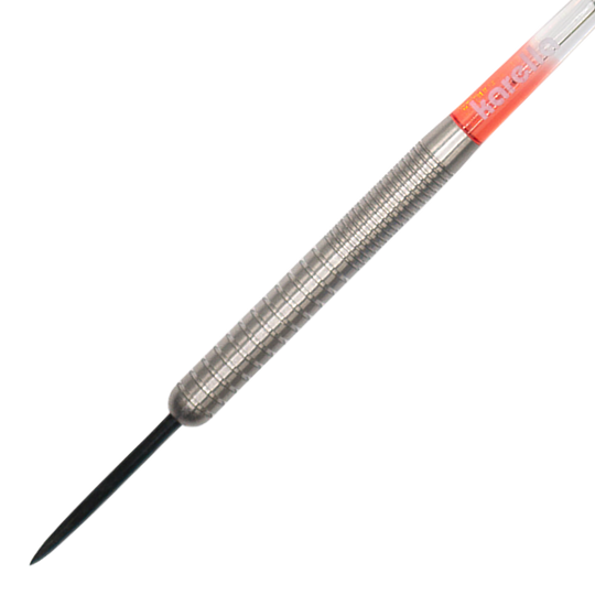 Karella Comic Line CL-1 steel darts - 22g Zu sehen ist ein Karella Comic Line CL-1 Steeldarts - 22g Dartpfeil. Das Bild stellt Merkmale des Produkts dar.
