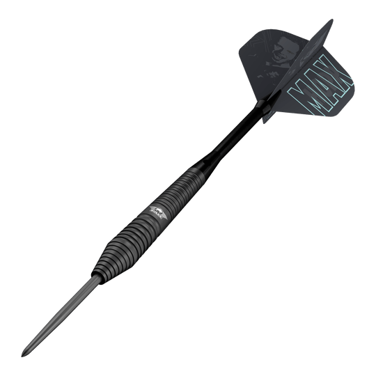 Bulls NL Max Hopp Black Steel Darts Auf diesem Bild sind die Bulls NL Max Hopp Black Steeldarts abgebildet. Diese Darts sind speziell für anspruchsvolle Spieler entwickelt.