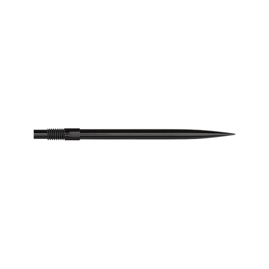 Abgebildet ist das Produkt 'QP24049_Harrows_QuickPoint_Dartspitzen_Schwarz_35mm_2'. Es sind schwarze Dartspitzen zu sehen.