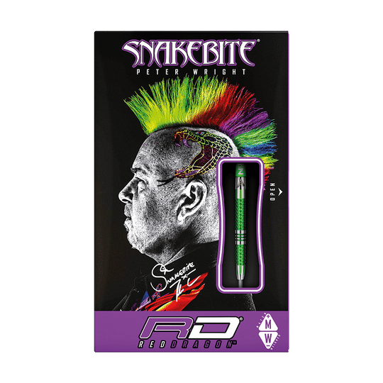 Red Dragon Peter Wright Snakebite Mamba 2 steel darts