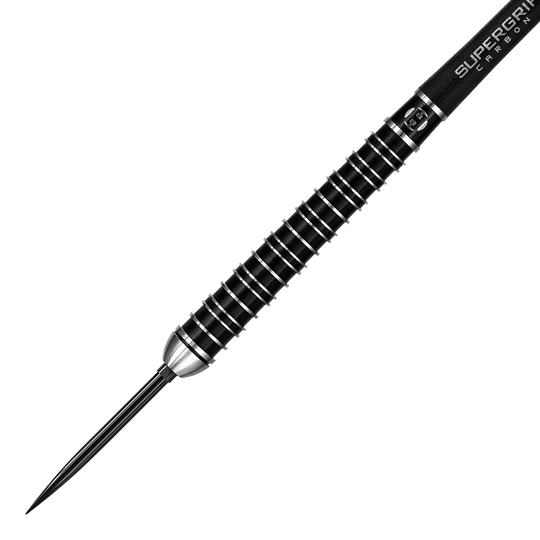 Harrows Supergrip Ultra Quick Point Steel Darts Das Bild zeigt Harrows Supergrip Ultra Quick Point Steeldarts. Die Schäfte und Spitzen sind detailliert abgebildet.
